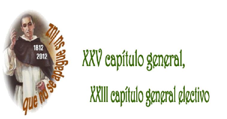 CELEBRACIÓN DEL XXV CAPÍTULO GENERAL, XXIII CAPÍTULO GENERAL ELECTIVO