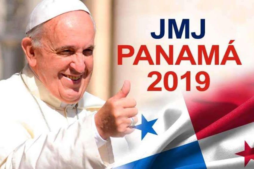 LLEGADA DEL PAPA FRANCISCO A PANAMA PARA LA JMJ 2019