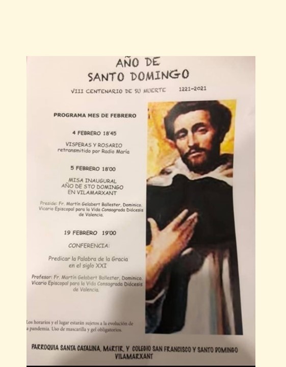 La parroquia de Vilamarxant (Valencia) se suma al Jubileo de Santo Domingo por su vinculación con las Dominicas de la Anunciata