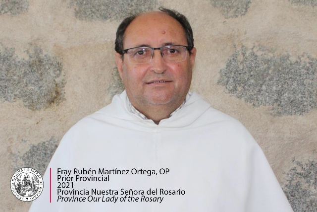 Fr. Rubén Martínez, nuevo Prior Provincial de la Provincia del Rosario